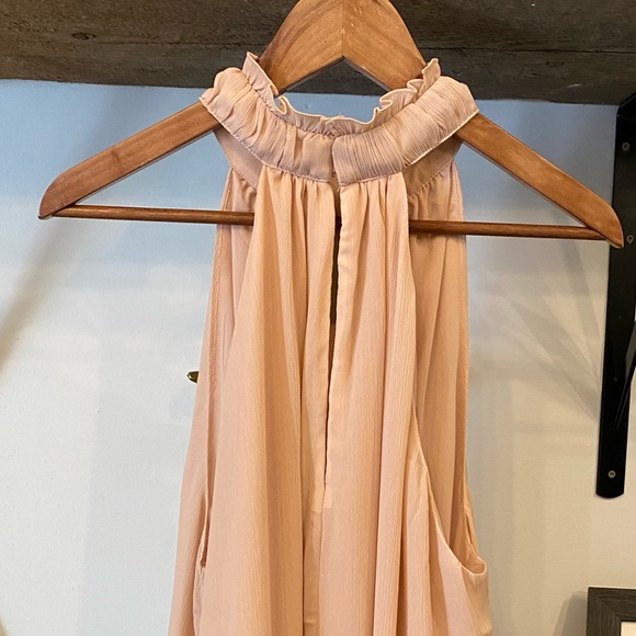 Blush higheck sleeveless blouse - Picture 5 of 5